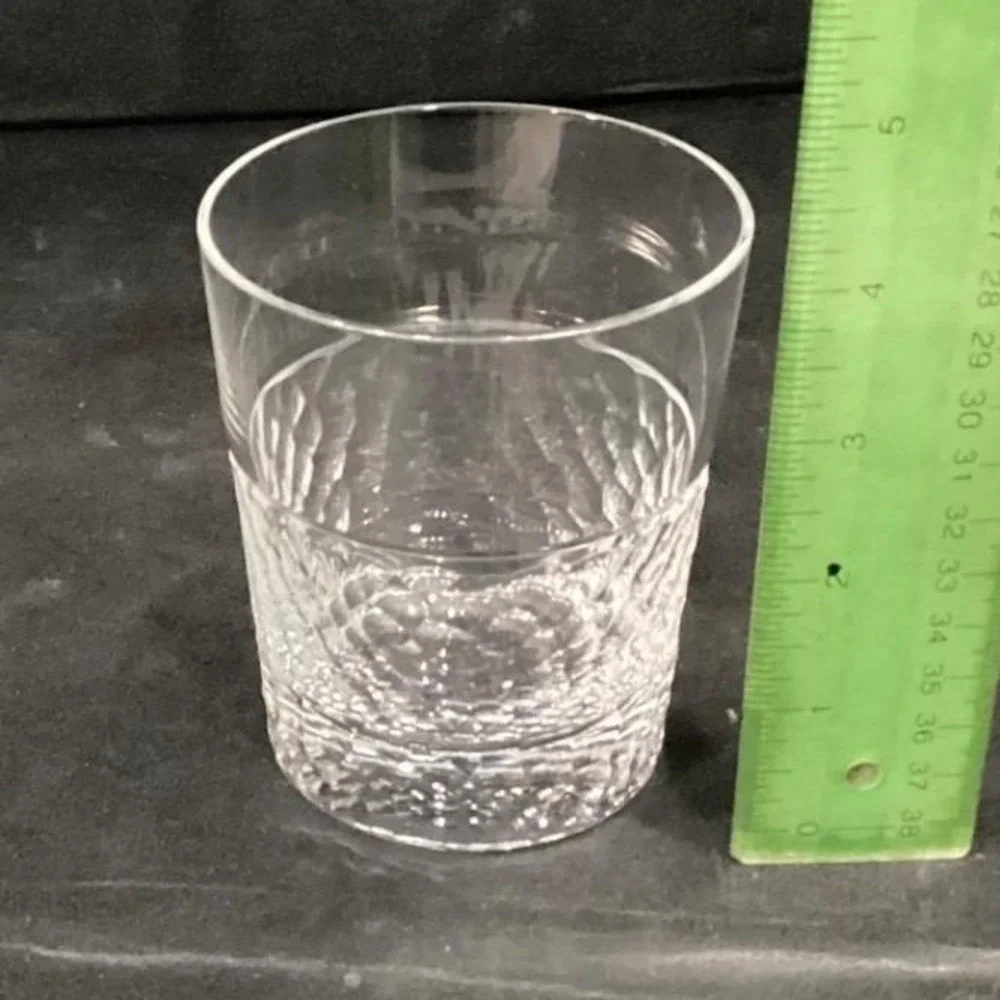 Old‎ Fashioned Glasses Hammered Whiskey Rocks Lowball Tumblers Set Of 2
